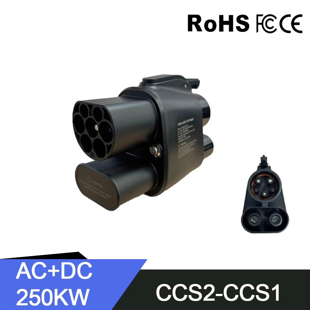 Ccs2 To Ccs1 Fast Charge Adapter 250Kw - Adaptateur DC/AC de charge rapide CCS2
